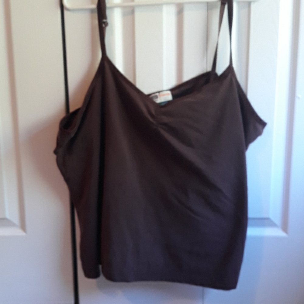 Brown tank top